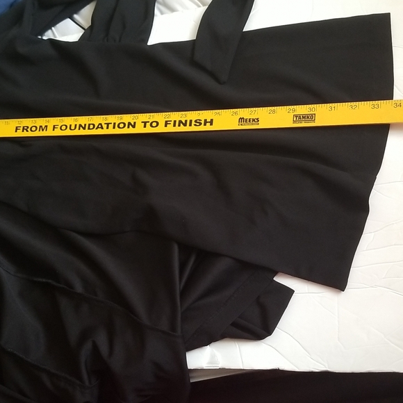 New Ashley Stewart Crepe Knit Faux Wrap Jacket Blazer - Picture 11 of 11